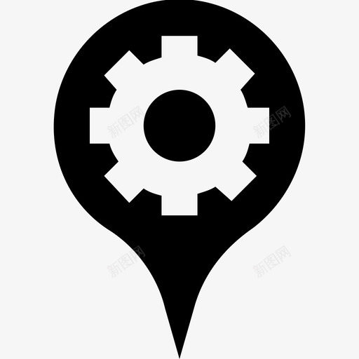 地图设置标位置引脚位置设置图标svg_新图网 https://ixintu.com 位置引脚 位置设置 地图引脚 地图设置 地图设置矢量图标 搜索引擎优化和数字营销图标包 首选项