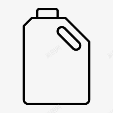 汽油罐瓶子容器图标图标