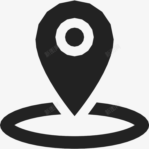 地图位置标记导航图标svg_新图网 https://ixintu.com pin 地图位置 导航 标记
