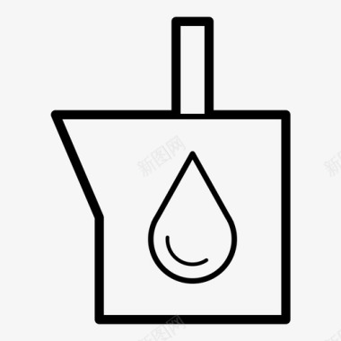 水桶液滴液体图标图标
