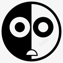 人物特征惊悚类型恐惧图标高清图片