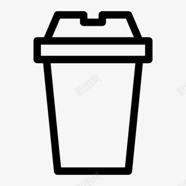 咖啡酒吧杯子图标图标