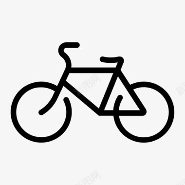 自行车公路轮子图标图标