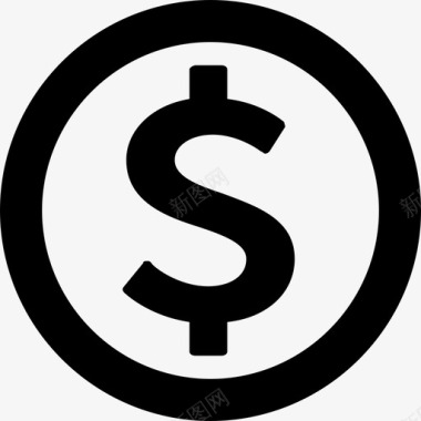 icon dollar sign图标