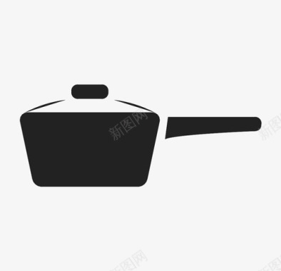 锅厨师工具炊具图标图标