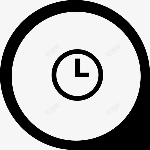 时钟圆圈时间图标svg_新图网 https://ixintu.com 圆圈 圆圈中的图标 时钟 时间
