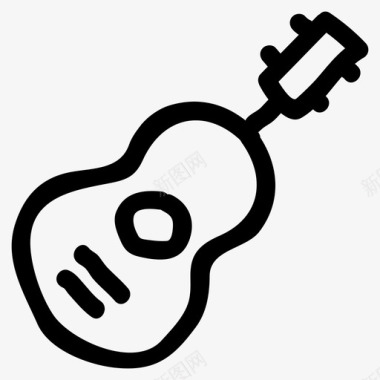 吉他电乐器图标图标