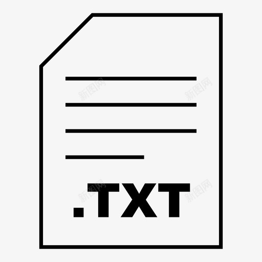 txt文档文件图标svg_新图网 https://ixintu.com txt 文件 文件类型 文件类型图标 文档 纯文本