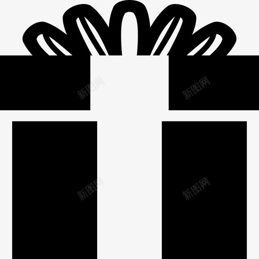礼物生日盒子图标svg_新图网 https://ixintu.com 圣诞节 生日 盒子 礼物