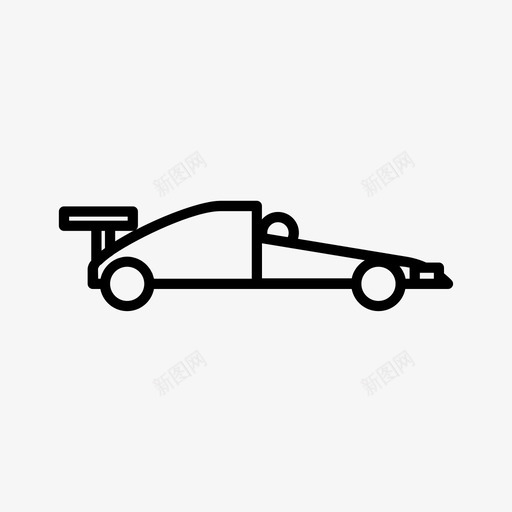 赛车一级方程式赛车运动图标svg_新图网 https://ixintu.com 一级方程式赛车 赛车 运动