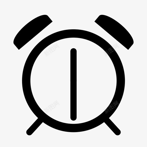 十二点三十分钟小时图标svg_新图网 https://ixintu.com 十二点三十分 小时 时间 钟 闹钟