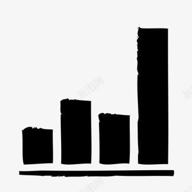 柱状图信息图办公室图标图标