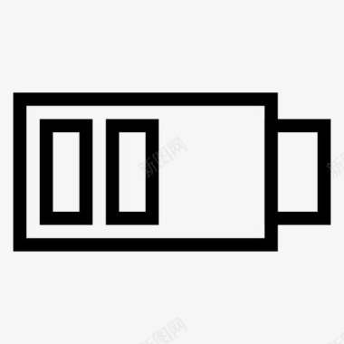 电池充电空图标图标