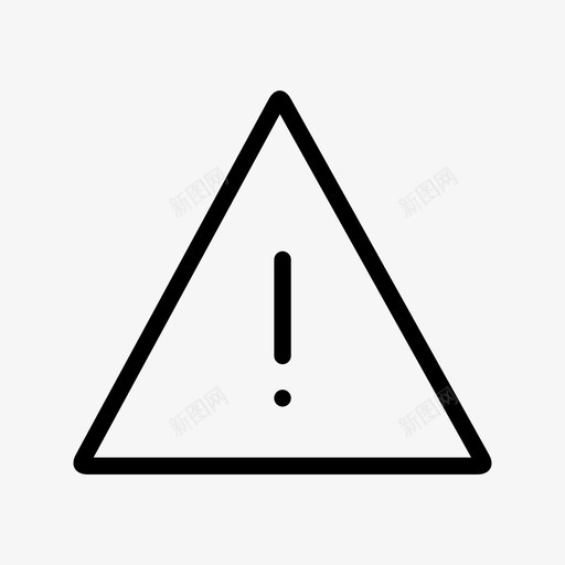 警报状态注意通知图标svg_新图网 https://ixintu.com 开发者 注意 警告 警报状态 通知