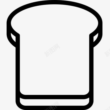 面包吃的食物图标图标