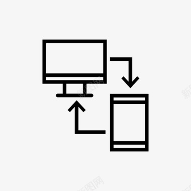 文件共享云计算数据传输图标图标