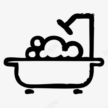 浴室设备家具图标图标