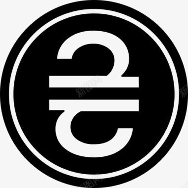 格里夫尼亚币货币符号图标图标