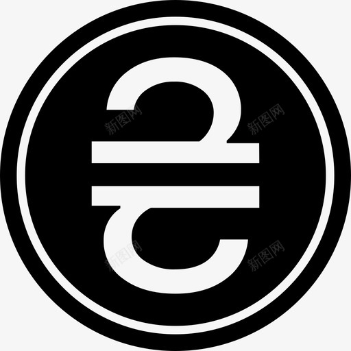 格里夫尼亚币货币符号图标svg_新图网 https://ixintu.com 格里夫尼亚币 符号 货币
