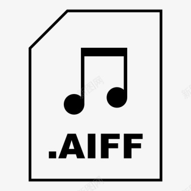 aiff音频文件图标图标