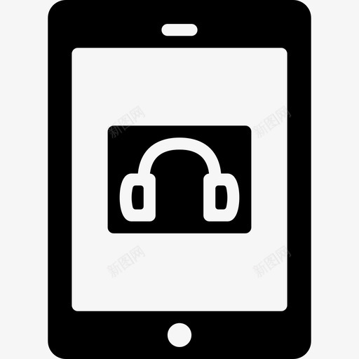 耳机平板电脑耳机功能图标svg_新图网 https://ixintu.com ipad 功能 平板电脑功能稳定 耳机 耳机平板电脑 音乐