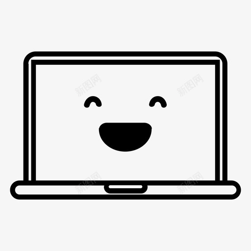 laughing笔记本电脑emojihappy图标svg_新图网 https://ixintu.com emoji happy laughing笔记本电脑 mac macbook