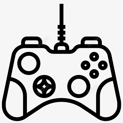 游戏板控制器设备图标svg_新图网 https://ixintu.com 娱乐 技术 技术设备 控制器 游戏板 视频游戏 设备