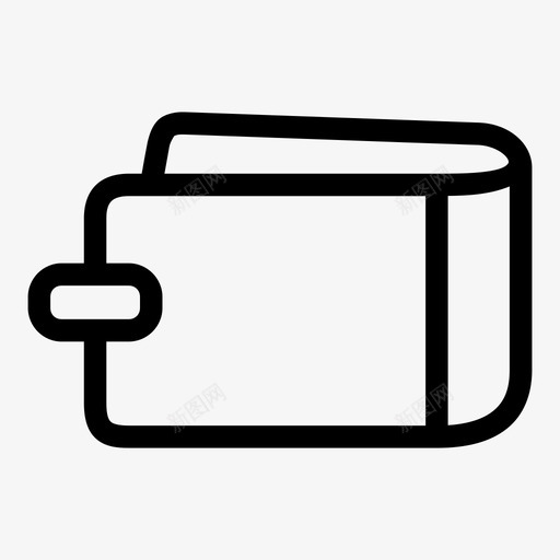 钱包现金钱包皮夹图标svg_新图网 https://ixintu.com 现金钱包 皮夹 邮袋 钱包 钱夹