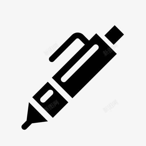 笔编辑铅笔图标svg_新图网 https://ixintu.com 作家 写作 笔 编辑 铅笔