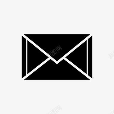 邮件移动银行字形图标图标