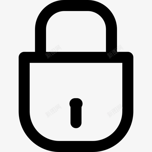锁定挂锁安全通用用户界面图标svg_新图网 https://ixintu.com 安全 通用用户界面 锁定挂锁