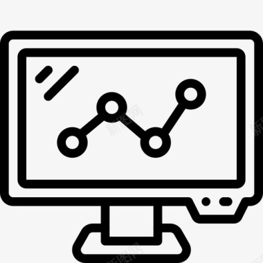 监控图电脑数据图标图标