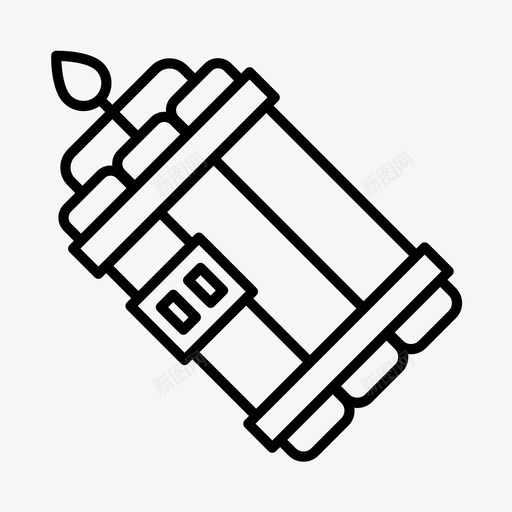 爆炸物炸弹冲突图标svg_新图网 https://ixintu.com 军事 冲突 战争 战区 炸弹 爆炸物