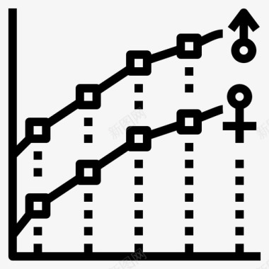 成长图表婴儿图表图标图标