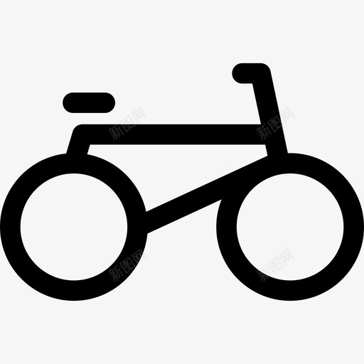 自行车侧视图交通工具poi道路轮廓图标svg_新图网 https://ixintu.com poi道路轮廓 交通工具 自行车侧视图