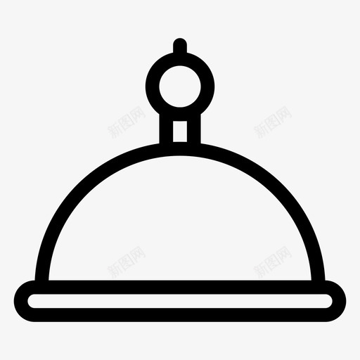 酒店菜肴餐厅图标svg_新图网 https://ixintu.com 客房 旅游 服务 菜肴 酒店 酒店餐厅线图标 餐厅