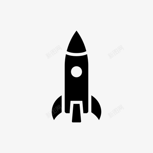火箭发射升空图标svg_新图网 https://ixintu.com 升空 发射 火箭
