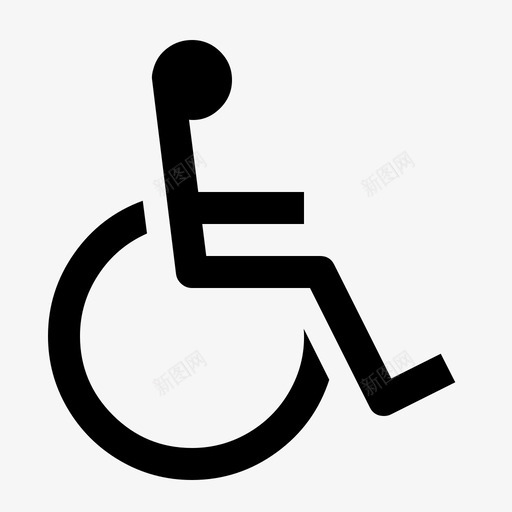 wheelchairsvg_新图网 https://ixintu.com wheelchair