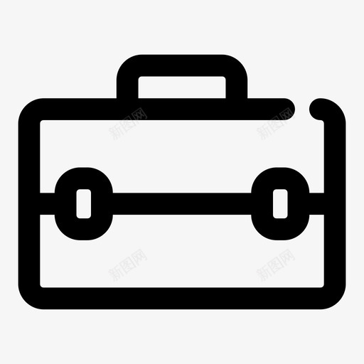 公文包行李时尚图标svg_新图网 https://ixintu.com 书包 公文包 教育剪贴画 时尚 行李