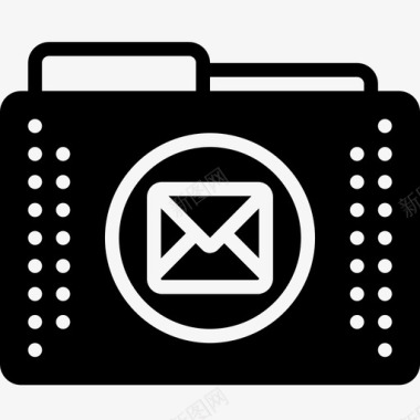 邮件文件夹文档电子邮件图标图标