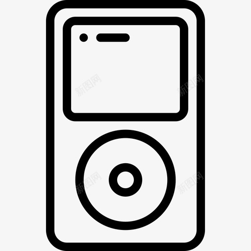 ipodmp3音乐图标svg_新图网 https://ixintu.com ipod mp3 复古技术概述 技术 播放器 音乐