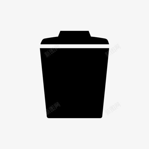 垃圾箱删除回收站图标svg_新图网 https://ixintu.com 删除 回收站 垃圾箱 用户资金