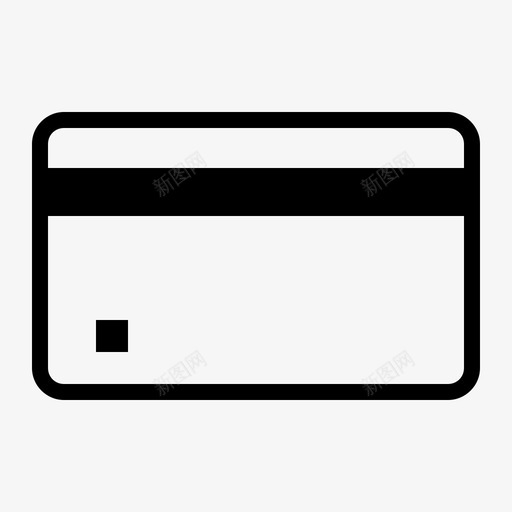 账单信用卡支付图标svg_新图网 https://ixintu.com 信用卡 基本工具 支付 账单