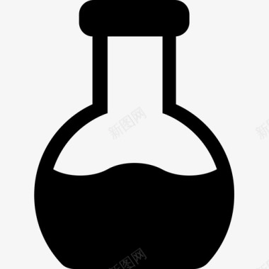 烧瓶锥形瓶实验图标图标