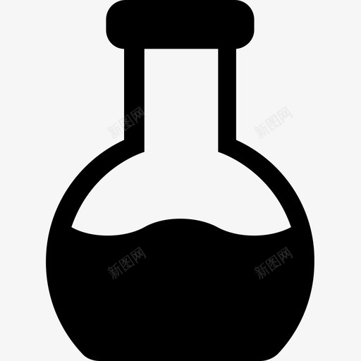 烧瓶锥形瓶实验图标svg_新图网 https://ixintu.com 实验 实验室 烧瓶 科学 科学和技术字形图标集 锥形瓶