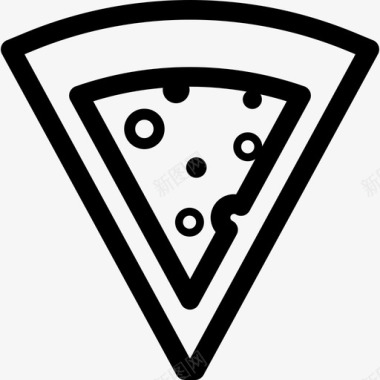 披萨片食品poi食品概述图标图标