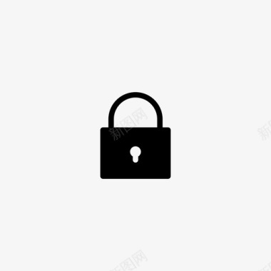 密码锁定安全图标图标