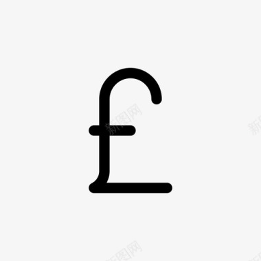 pound手机银行字形图标图标