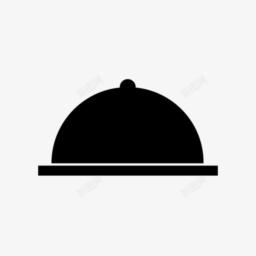 食物cloche穹顶图标svg_新图网 https://ixintu.com cloche 穹顶 食物