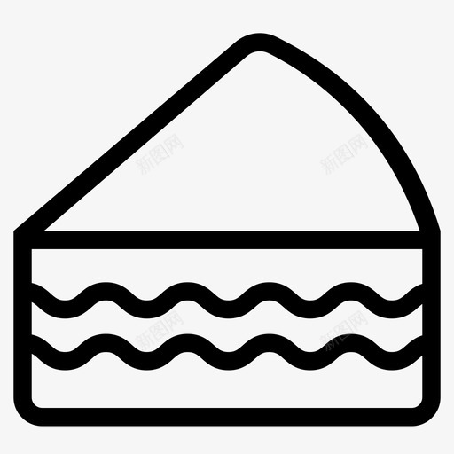 蛋糕甜点食物图标svg_新图网 https://ixintu.com 甜点 甜食 蛋糕 食物 馅饼